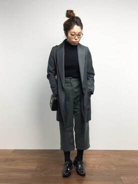 ぽんさん（レディース・158cm）の冬コーディネート