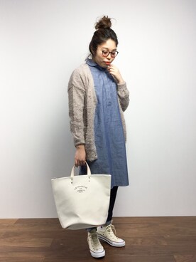 ぽんさん（レディース・158cm）の冬コーディネート