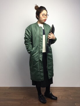 ぽんさん（レディース・158cm）の冬コーディネート