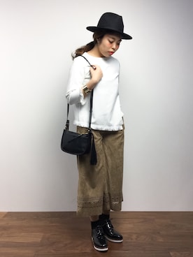 ぽんさん（レディース・158cm）の冬コーディネート