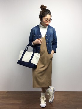 ぽんさん（レディース・158cm）の冬コーディネート