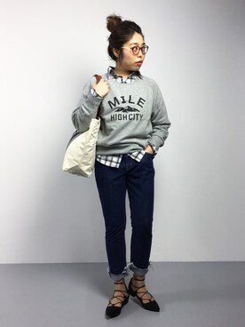 ぽんさん（レディース・158cm）の冬コーディネート