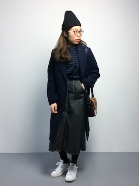 ぽんさん（レディース・158cm）の冬コーディネート