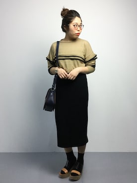 ぽんさん（レディース・158cm）の冬コーディネート