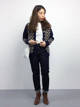 「Sara Sara（サラ サラ）のアイテム」を使った、ぽんさん（レディース・158cm）の冬コーディネート