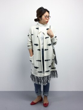 ぽんさん（レディース・158cm）の冬コーディネート