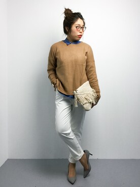 ぽんさん（レディース・158cm）の冬コーディネート