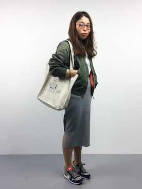 「AVAN LILY（アヴァンリリィ）のアイテム（ジャケット/アウター）」を使った、ぽんさん（レディース・158cm）の冬コーディネート