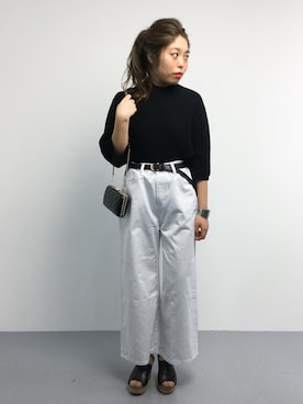 「LUC DNM （ラックデニム）のアイテム」を使った、ぽんさん（レディース・158cm）の冬コーディネート