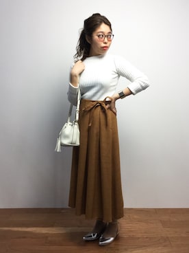 ぽんさん（レディース・158cm）の冬コーディネート