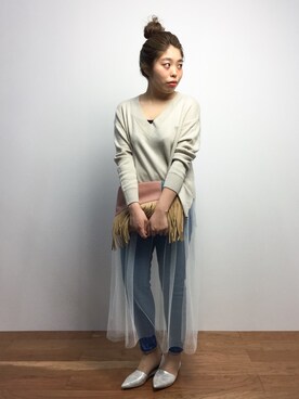 ぽんさん（レディース・158cm）の冬コーディネート