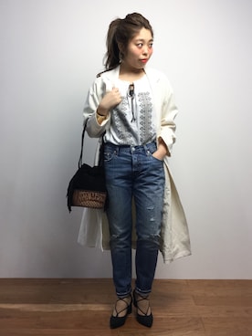 ぽんさん（レディース・158cm）の冬コーディネート