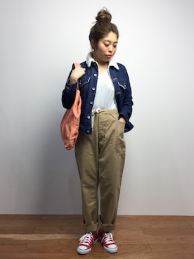 ぽんさん（レディース・158cm）の冬コーディネート
