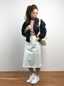 ぽんさん（レディース・158cm）の春コーディネート