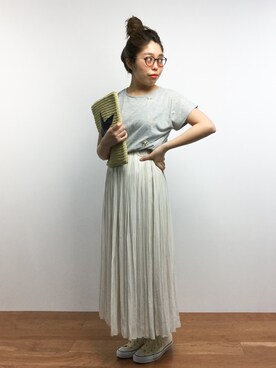 ぽんさん（レディース・158cm）の春コーディネート