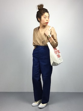 ぽんさん（レディース・158cm）の春コーディネート