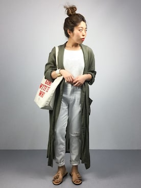 ぽんさん（レディース・158cm）の春コーディネート