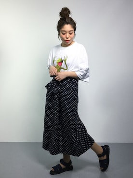 ぽんさん（レディース・158cm）の春コーディネート