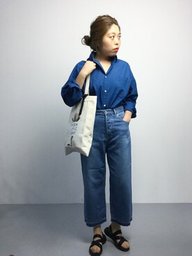 ぽんさん（レディース・158cm）の春コーディネート