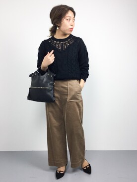 ぽんさん（レディース・158cm）の秋コーディネート