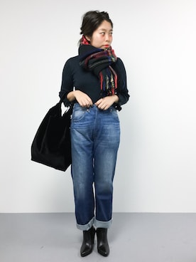 ぽんさん（レディース・158cm）の秋コーディネート