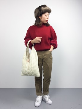 ぽんさん（レディース・158cm）の冬コーディネート