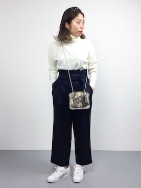 ぽんさん（レディース・158cm）の冬コーディネート