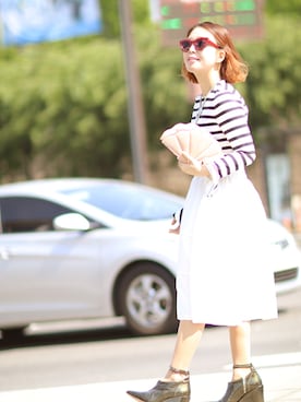 COMME des GARCONSのスカート（ホワイト系）を使った人気