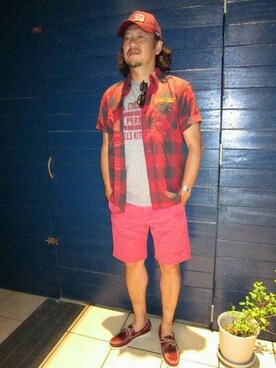 King Schottさん(メンズ・180cm)の春コーディネート