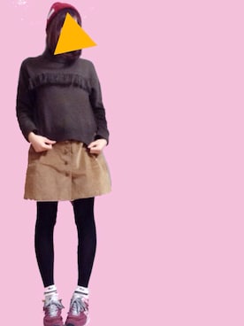 「Crisp」｜ah◡̈さん（レディース・157cm）の冬コーディネート