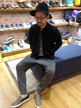 「SHIPS GENERAL SUPPLY（シップスジェネラルサプライ）のアイテム（ジャケット/アウター）」を使った、西川さん（メンズ・174cm）の秋コーディネート