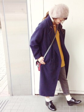 「SPINNS（スピンズ）のアイテム（ジャケット/アウター）」を使った、AIKAさん（レディース・158cm）の冬コーディネート