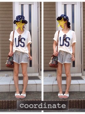 Mさん（レディース・158cm）の夏コーディネート