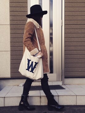 Mさん(レディース・158cm)の冬コーディネート