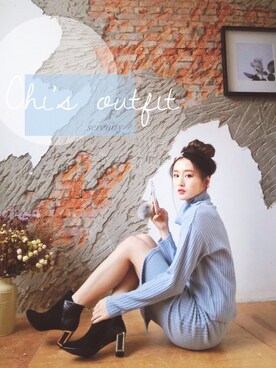 朱綺綺さんのコーディネート