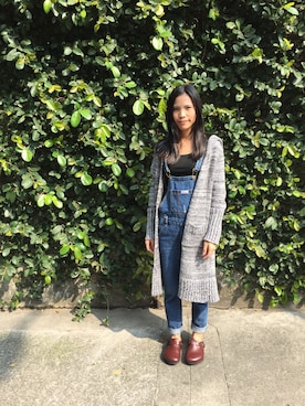 「LOVFEE（ラッフィ）のアイテム（オールインワン・サロペット）」を使った、horseさん（レディース・160cm）の春コーディネート