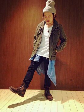 MITACHIさん（メンズ・160cm）の春コーディネート