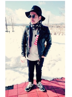 MITACHIさん（メンズ・160cm）の春コーディネート