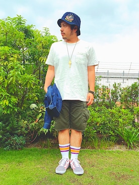 MITACHIさん（メンズ・160cm）の夏コーディネート