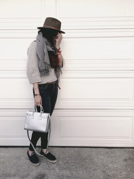 「CELINE」｜「アイテム（その他シューズ）」を使った、Jun Taiさん（レディース・170cm）の秋コーディネート