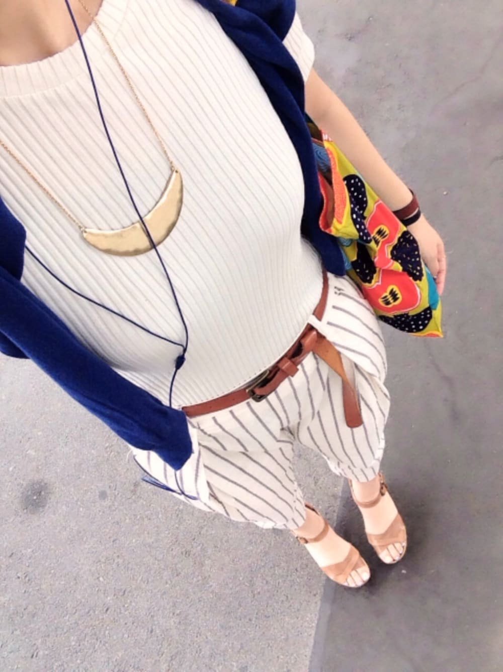 「#WEARBOOKエントリー」｜「mysticのGAIMO（サンダル、イエロー系）」を使った、ちょろさん（レディース・170cm）の夏コーディネートの1枚目の写真