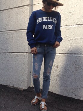 nor hyun seonさん（レディース・158cm）の夏コーディネート