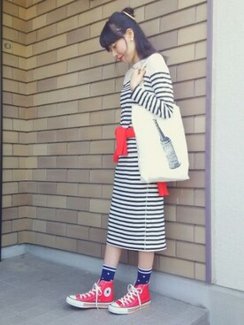 きいさん（レディース・157cm）の春コーディネート