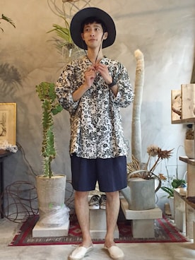 「northface」｜「アイテム（その他）」を使った、沖永大暉さん（メンズ・176cm）の夏コーディネート