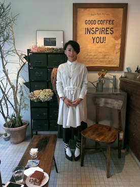 「黑白配」｜MageLinさん（レディース・153cm）の春コーディネート