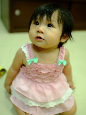 「アイテム（その他トップス）」を使った、Mollyさん（キッズ・80cm）の夏コーディネート