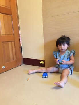 「アイテム（ワンピース/ドレス）」を使った、Mollyさん（キッズ・80cm）の夏コーディネート