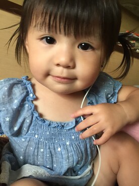 「アイテム（その他トップス）」を使った、Mollyさん（キッズ・80cm）の夏コーディネート