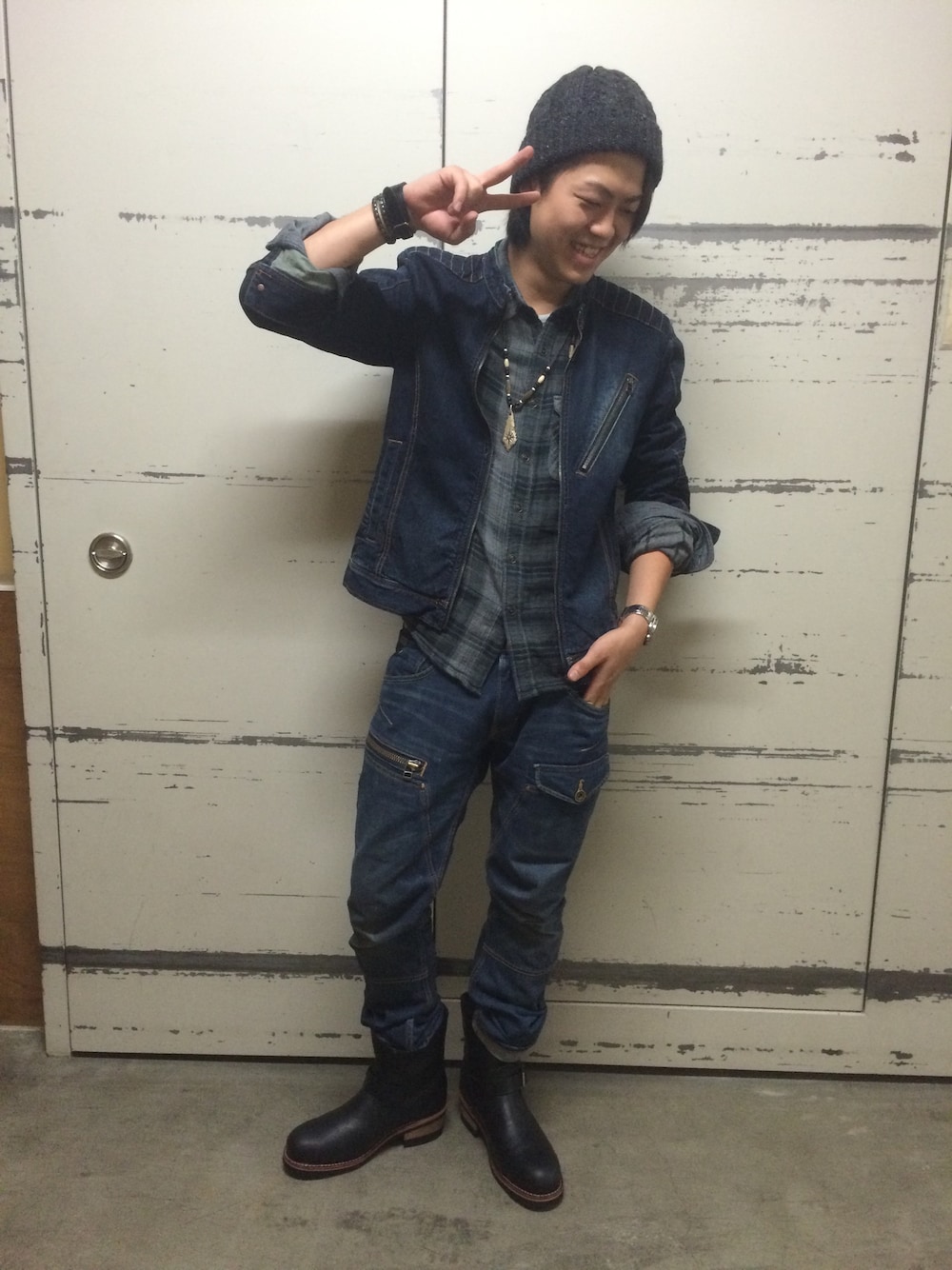 WATARU(AVIREX 札幌)｜AVIREXのブーツを使ったコーディネート - WEAR