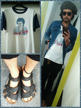 「CONEYのアイテム」を使った、higerinseさん（メンズ・170cm）の夏コーディネート